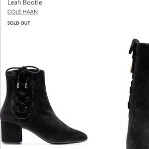 Cole Haan suede bootie